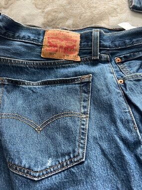 Levi's 501 Men's Straight Denim Jeans in Blue